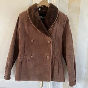 Vintage genuine suede jacket. Size 6